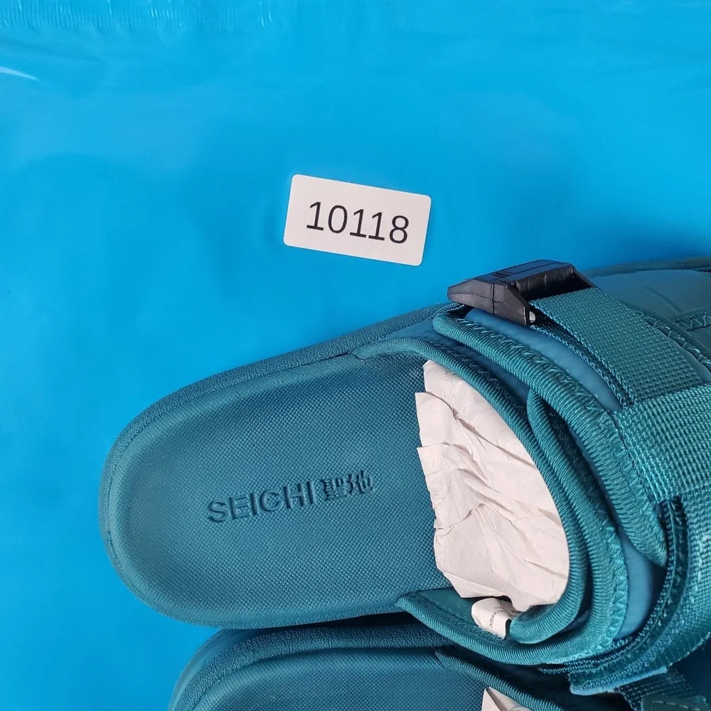 Seichi Yoroi V2 Mens Slide Sandala Sz 10 Forest Green Slip On Open & Round Toe